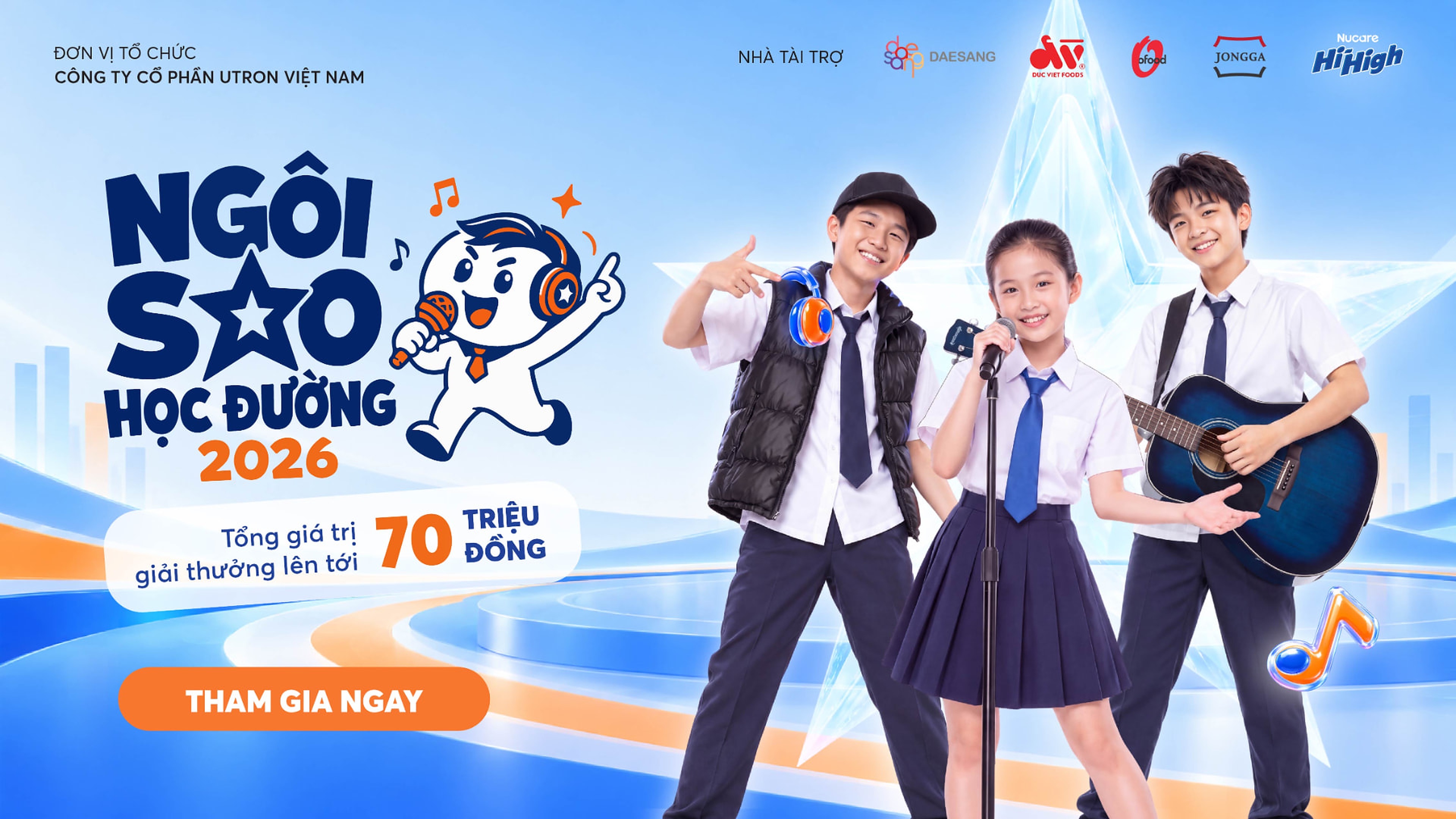 Key visual Ngôi Sao Học Đường Daesang 2026